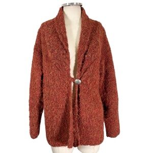 Tabask Alpaca Long Sleeve Cardigan Sweater Size Large